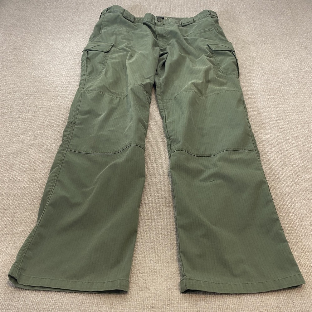 5.11 Tactical Pants Mens 42x34 Green Cargo Relaxed Fit Workwear‎ Pockets